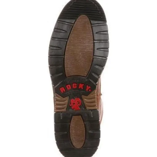Rocky Men's Original Ride Lacer 9" WP Western Boot - Brown - FQ0002723