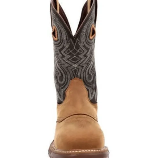 Rocky Men's Original Ride 11" Comp Toe WP Western Work Boot -Brown- RKW0391