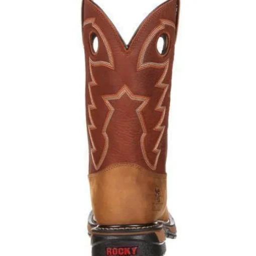 Rocky Men's Original Ride Waterproof Western Boot - Brown - RKYW039