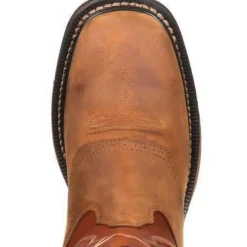 Rocky Men's Original Ride Waterproof Western Boot - Brown - RKYW039