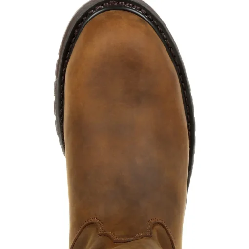 Rocky Men's Original Ride Steel Toe WP Western Work Boot Brown RKW0306