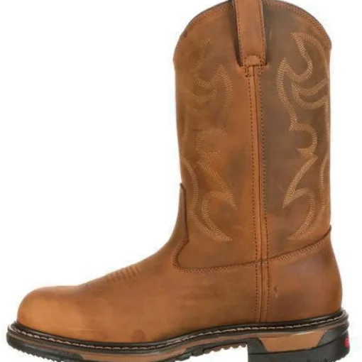Rocky Men's Original Ride Branson WP Steel Toe Western Boot-FQ0002809