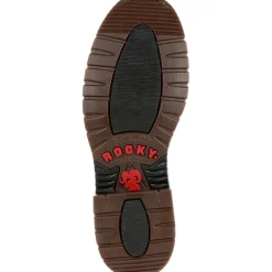 Rocky Men's Original Ride Steel Toe WP Western Work Boot Brown RKW0306