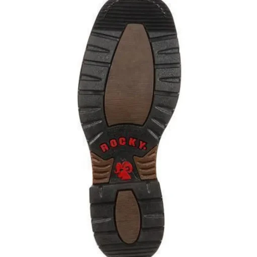 Rocky Men's Original Ride Waterproof Western Boot - Brown - RKYW039