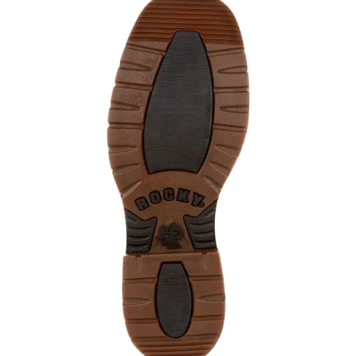 Rocky Men's Original Ride FLX 11" Sqr Toe WP Western Work Boot- RKW0336