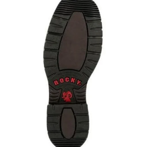 Rocky Men's Original Ride FLX 16" Comp Toe WP Snake Boot- Brown- RKW0347