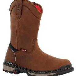 Rocky Men's Rams Horn 10" Comp Toe WP Pull On Work Boot -Horse- RKK0443