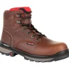 Rocky Men's Rams Horn 6" Comp Toe WP Work Boot - Brown - RKK0257