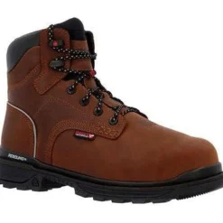 Rocky Men's Rams Horn 6" Comp Toe WP Work Boot -Crazy Horse- RKK0440