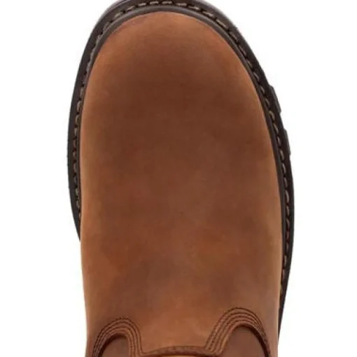 Rocky Men's Rams Horn 10" Comp Toe WP Pull On Work Boot -Horse- RKK0443
