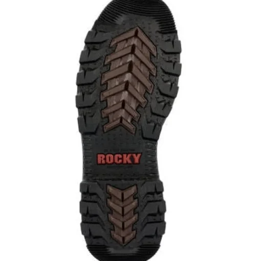 Rocky Men's Rams Horn 6" Comp Toe WP Outdoor Work Boot -Brown- RKK0390
