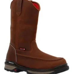 Rocky Men's Rams Horn 11" Soft Toe WP Work Boot -Crazy Horse- RKK0441