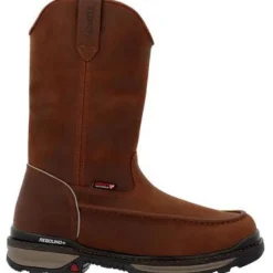 Rocky Men's Rams Horn 11" Soft Toe WP Work Boot -Crazy Horse- RKK0441