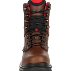 Rocky Men's Rams Horn 8" Waterproof Work Boot - Brown - RKK0296