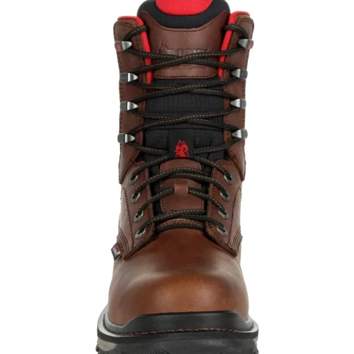 Rocky Men's Rams Horn 8" Waterproof Work Boot - Brown - RKK0296