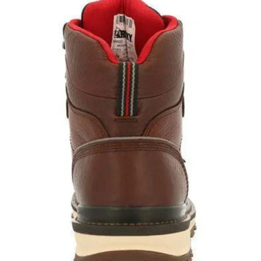 Rocky Men's Rams Horn 6" Waterproof Wedge Work Boot - Brown - RKK0321