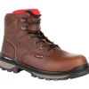Rocky Men's Rams Horn 6" WP Work Boot - Brown - RKK0259