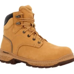 Rocky Men's Rams Horn 6" WP Composite Toe Work Boot -Wheat- RKK0392