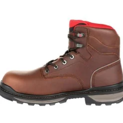 Rocky Men's Rams Horn 6" WP Work Boot - Brown - RKK0259