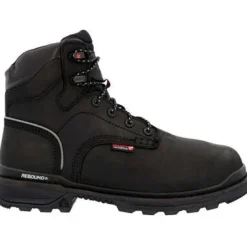 Rocky Men's Rams Horn 9" WP Comp Toe Met Guard Work Boot -Black- RKK0393