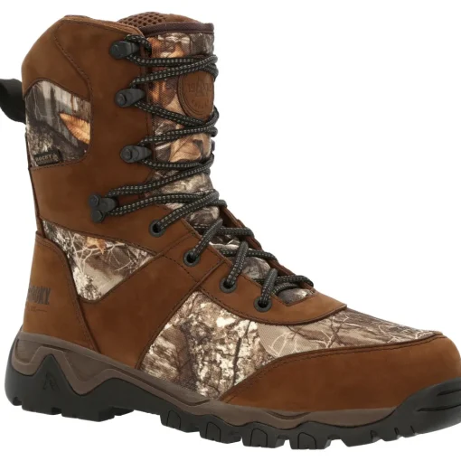 Rocky Men's Red Mountain 8" WP 800G Ins Hunt Boot- Realtree- RKS0547