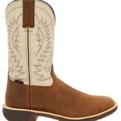 Rocky Men's Rugged Trail 11" Square Toe WP Western Boot -Brown- RKW0366