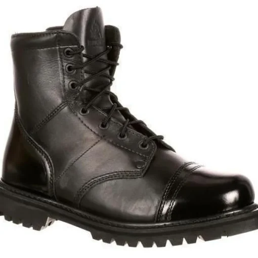Rocky Men's Side Zipper Jump Duty Boot - Black - FQ0002091