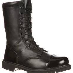 Rocky Men's Side Zipper Jump Duty Boot - Black - FQ0002090
