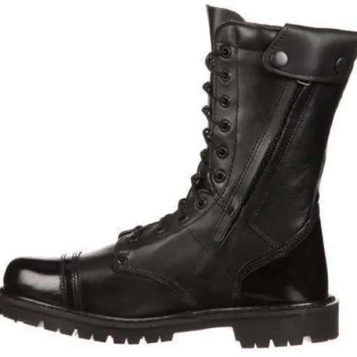 Rocky Men's Side Zipper Jump Duty Boot - Black - FQ0002090