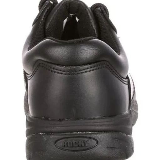 Rocky Men's Slipstop 911 4" Soft Toe WP Oxford Duty Shoe- Black- FQ0002034