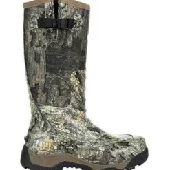 Rocky Men's Sport Pro 16" Soft Toe WP Rubber Snake Boot -Realtree- RKS0450