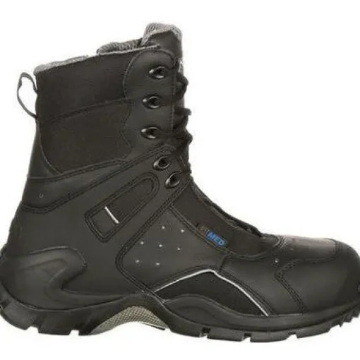 Rocky Men's 1st Med 8" Carbon Toe WP Public Service Boot -Black- FQ0911113