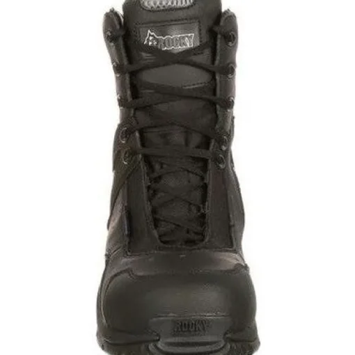 Rocky Men's 1st Med 8" Carbon Toe WP Public Service Boot -Black- FQ0911113