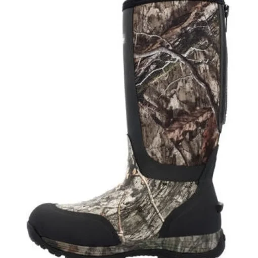 Rocky Men's Stryker Mossy Oak 16" WP 800G Rubber Work Boot Golden RKS0601