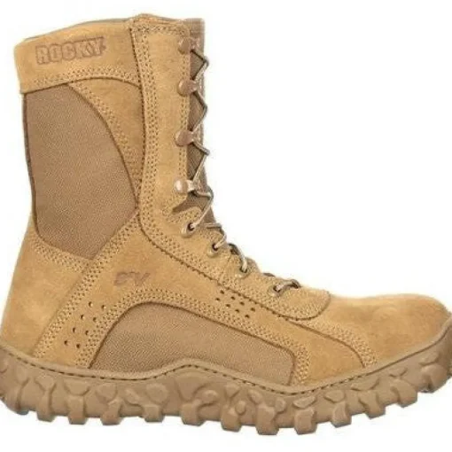 Rocky Men's S2V 8" Comp Toe USA Made Tactical Military Boot-Brown- RKC089