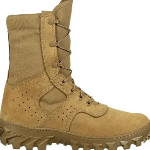 Rocky Men's S2V Enhanced Jungle 8" Soft Toe PR USA Made Military Boot- RKC071