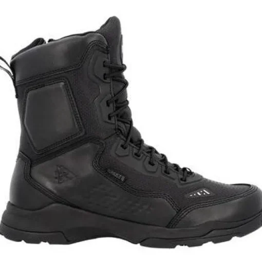 Rocky Men's Tac One 8" Soft Toe WP Public Service Boot -Black- RKD0111