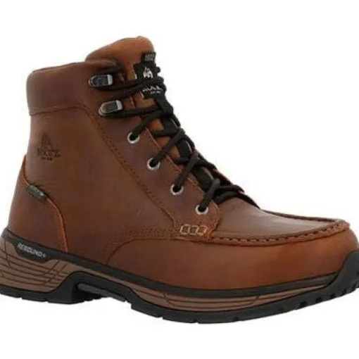 Rocky Men's Treadflex 6" Soft Toe WP Work Boot -Crazy Horse- RKK0466