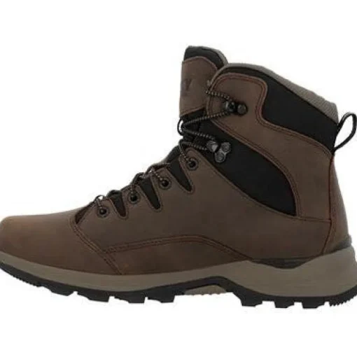 Rocky Men's Trophy 6" Soft Toe WP Hiking Outdoor Boot -Brown- RKS0637
