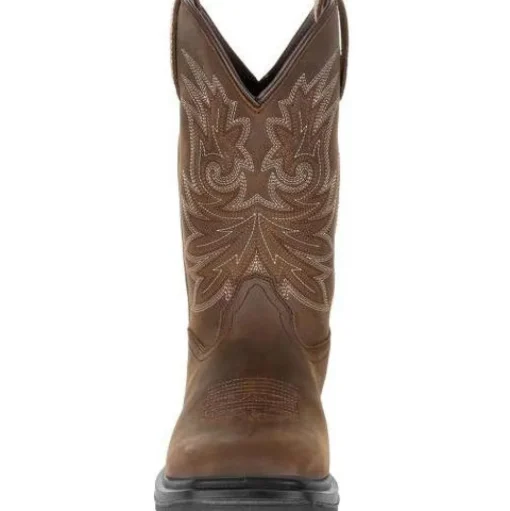 Rocky Men's Worksmart 11" Comp Toe WP Work Boot - Brown - RKW0277