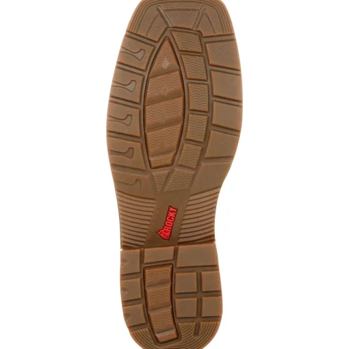 Rocky Men's Worksmart 10" Comp Toe WP Western Work Boot- Brown RKW0325
