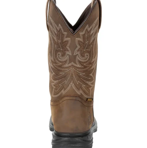 Rocky Men's Worksmart 11" Comp Toe WP Work Boot - Brown - RKW0277
