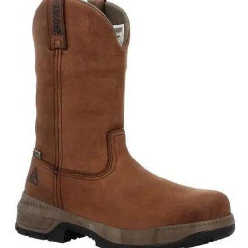 Rocky Men's Worksmart 11" Soft Toe WP Work Boot -Horse- RKK0461