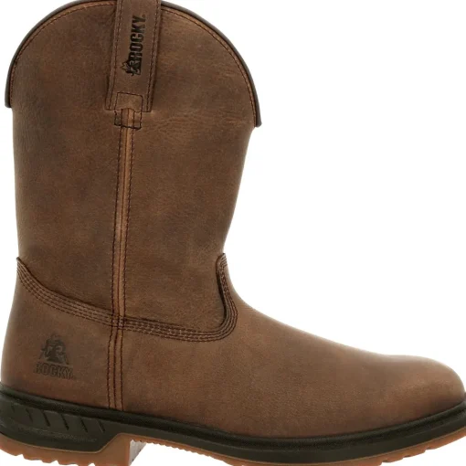 Rocky Men's WorkSmart 10" Square Toe Unlined Western Work Boot RKW0346