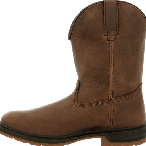 Rocky Men's WorkSmart 10" Square Toe Unlined Western Work Boot RKW0346