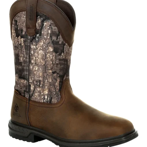 Rocky Men's Worksmart 11" WP 400G Ins Western Work Boot Realtree RKW0326