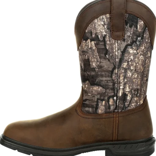 Rocky Men's Worksmart 11" WP 400G Ins Western Work Boot Realtree RKW0326