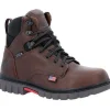 Rocky Men's Worksmart USA 6" WP Slip Resist Work Boot -Brown- RKK0452