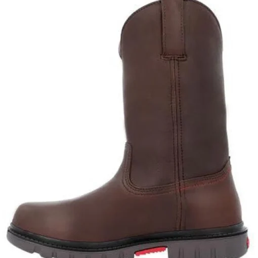 Rocky Men's Worksmart USA 11" WP Slip Resist Work Boot -Brown- RKK0453