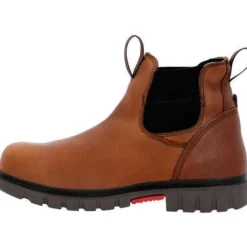 Rocky Men's Worksmart WP Chelsea Comp Toe Work Boot -Brown- RKK0400